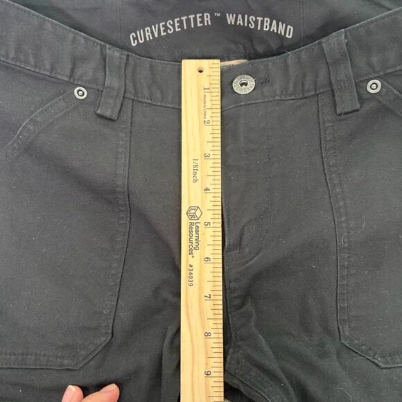 Duluth Trading Black Curvesetter Cargo Pants Women’s Size 8x31 Stretch Utility - Picture 6 of 8
